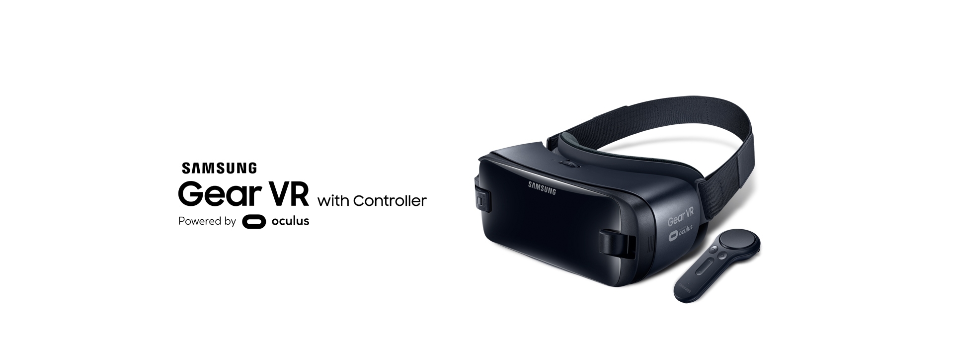 Samsung Gear VR with Controller Powered by oculus