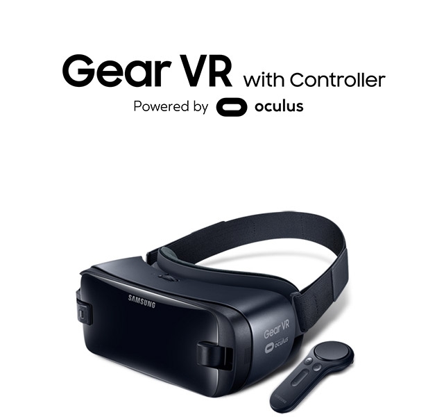 Gear VR with Controller Powered by oculus