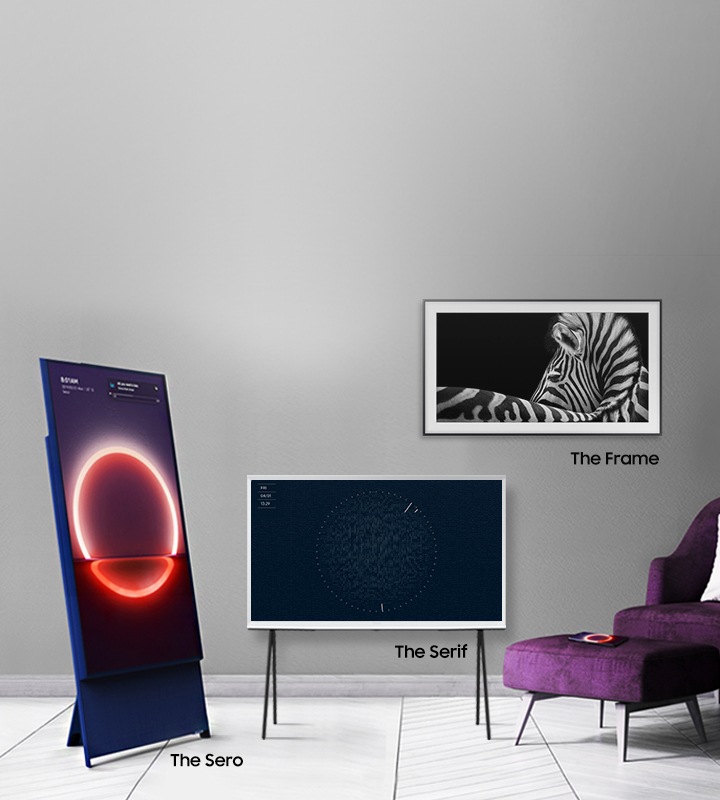 삼성 New Lifestyle TV 제품별 디자인, 크기 비교 Samsung 대한민국