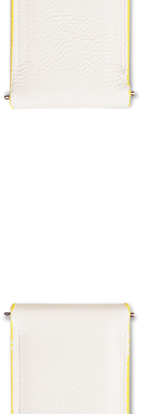 액티브 레더 드레스 스트랩(20mm) 그레이 옐로우