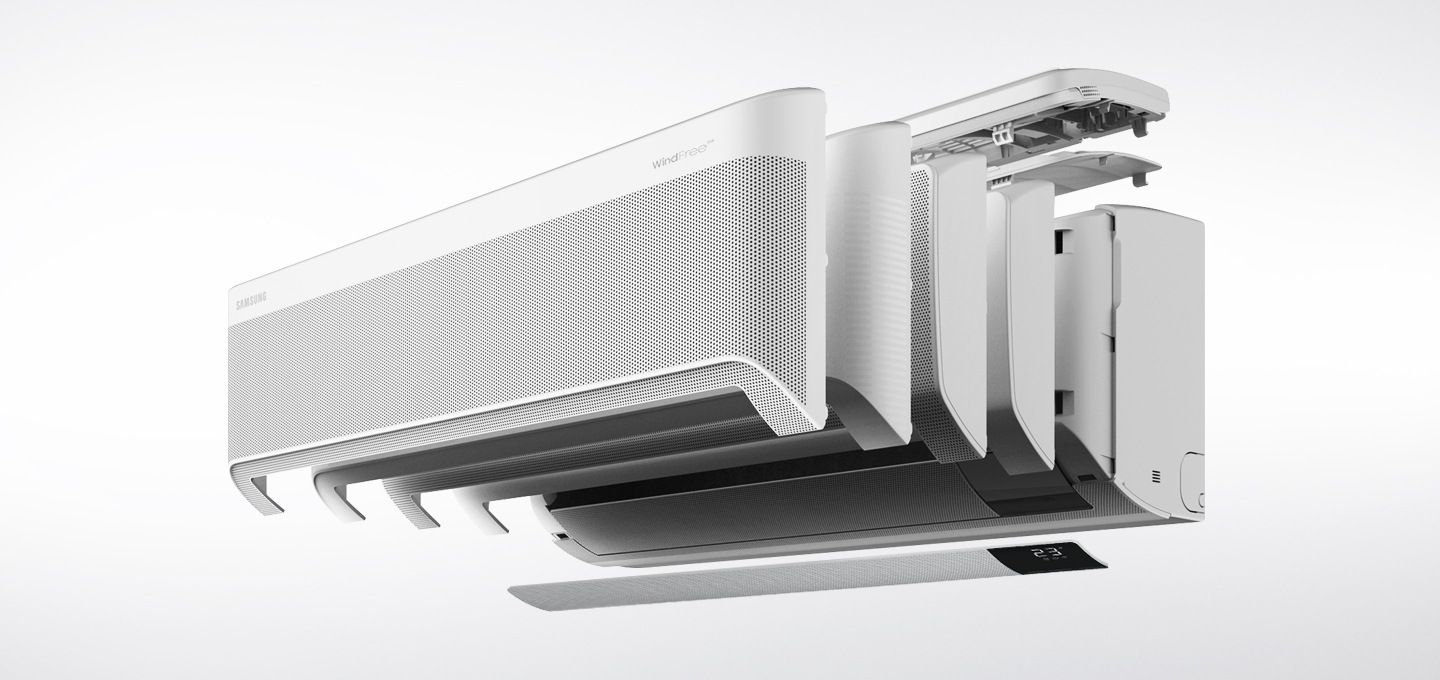 패널 전체가 열려 직접 관리가 가능한 이미지오픈패널 이미지를 보여주고 있습니다.