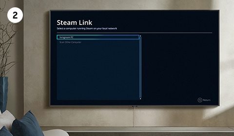 steam link on smart tv
