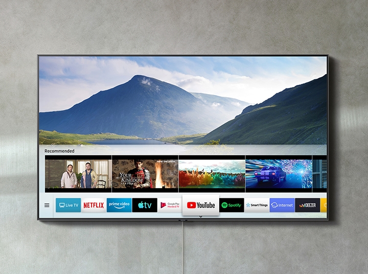 Samsung Smart TV의 Smart Hub를 통해 YouTube 앱에 액세스하면 PC나 모바일과 마찬가지로 추천 비디오를 볼 수 있습니다.