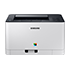 컬러 레이저 프린터 18/4 ppm(SL-C515W)의 이미지로 제품 한 대가 정면을 보고 있습니다