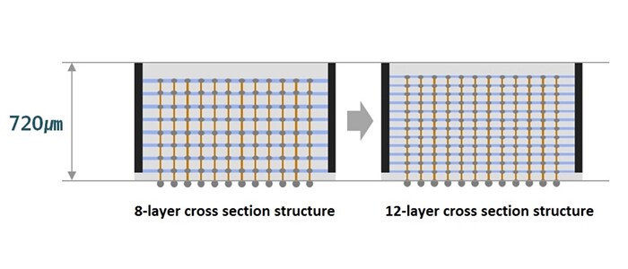 PKG Cross section structure image