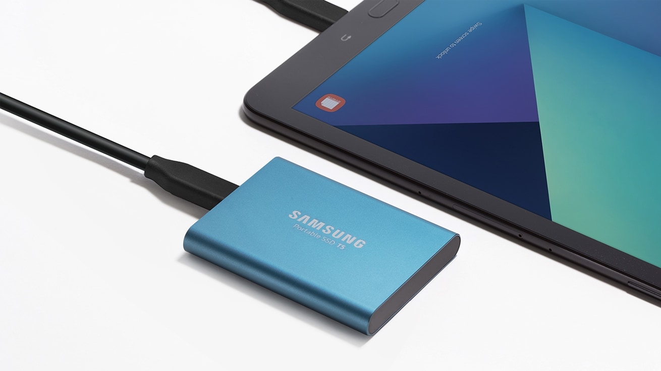 Samsung portable SSD T5 PC, Mac Smartphone, USB type-c to c, USB C to A