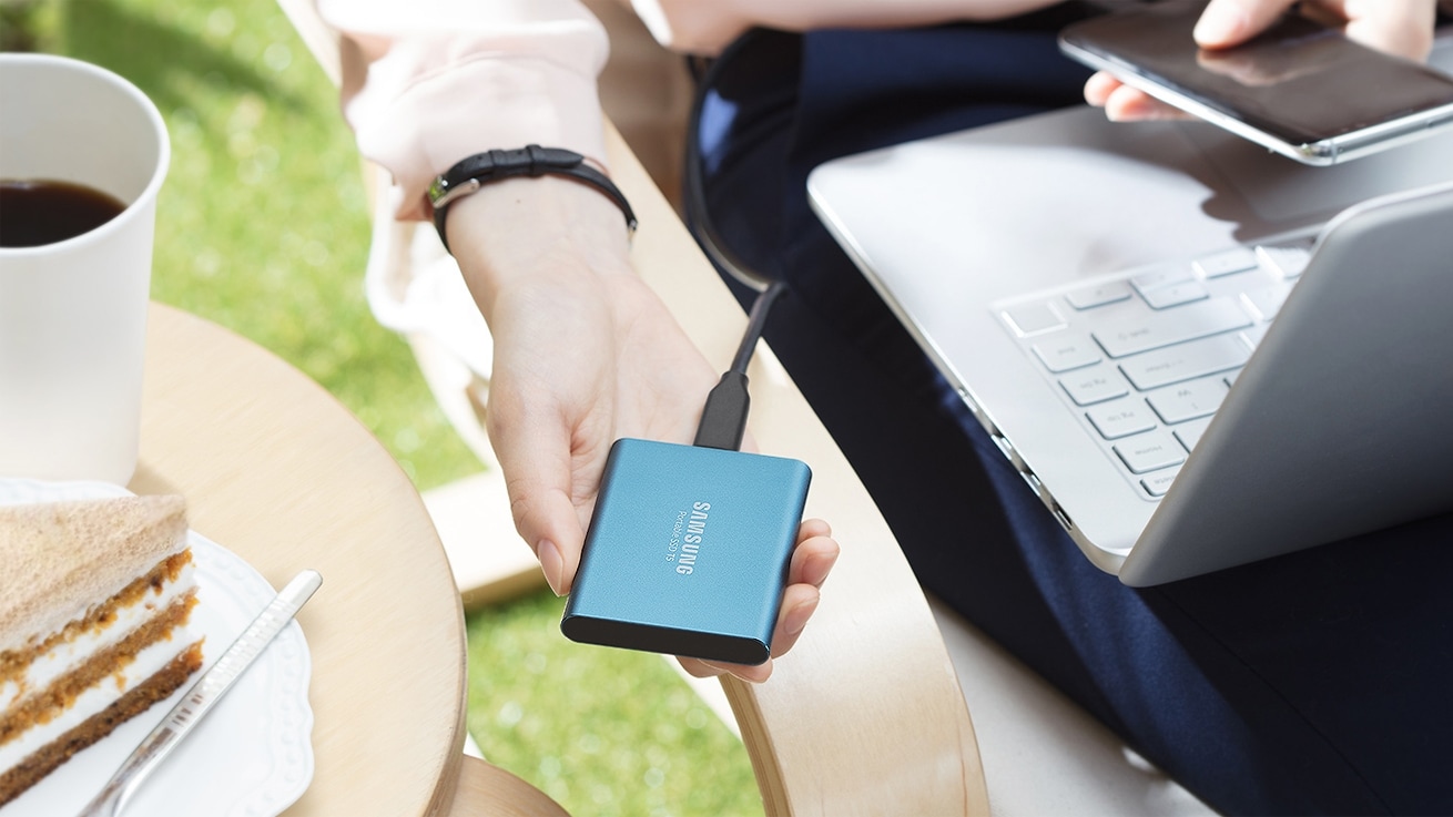 Samsung portable SSD T5 simple and efficient access to massive data.