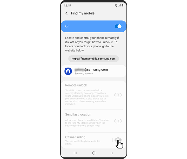 Find My Mobile Apps Services Samsung Sg
