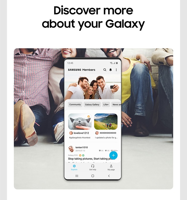 Discover more about your Galaxy