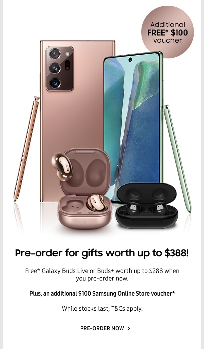 Pre-order for gifts worth up to $388!