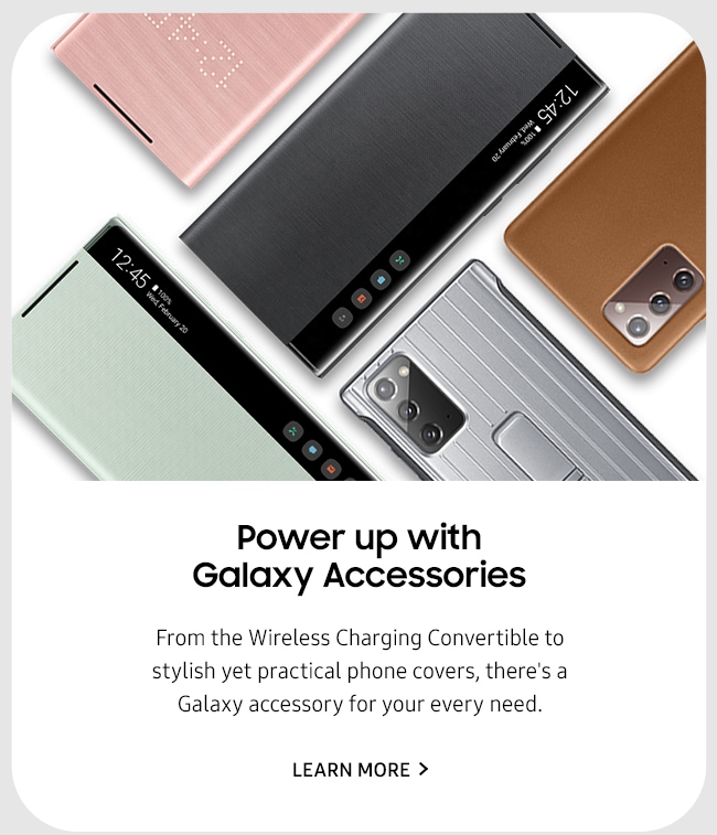 Power up with Galaxy Accessories