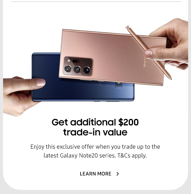 Get additional $200 trade-in value