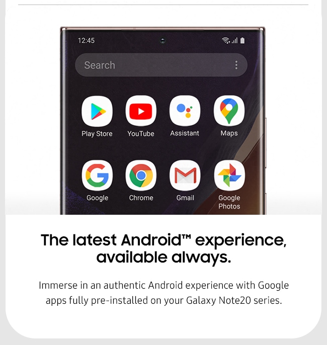 The latest Android experience, available always.