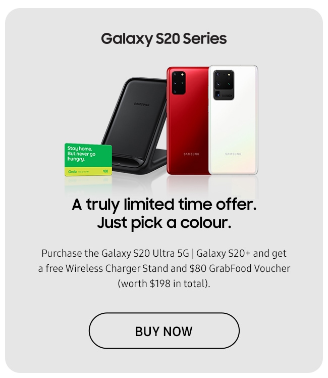 A truly limited time offer. Just pick a colour.