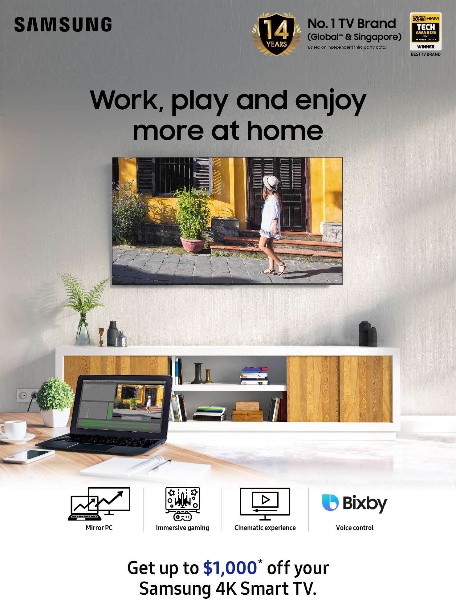 Work Play Enjoy more at home