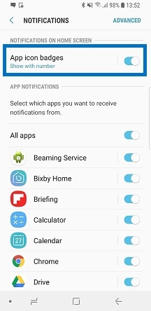 What to do when badge notification is not appearing on ...