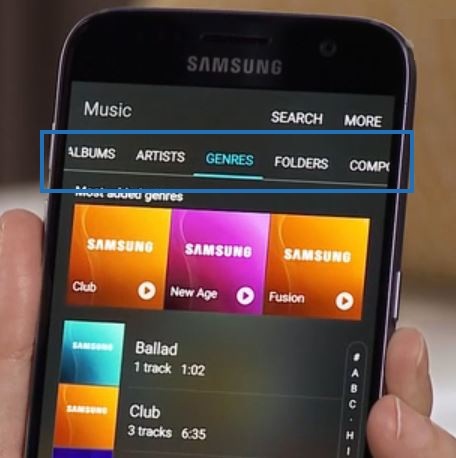 google play music on samsung gear s3