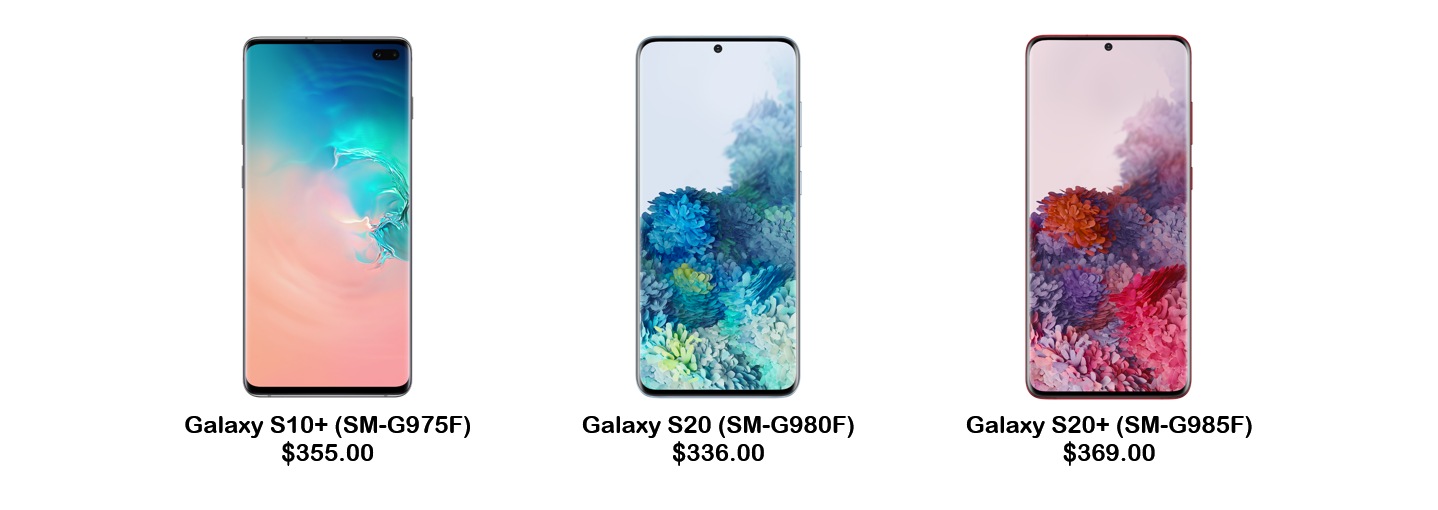 What are the pricing for Galaxy Smartphone Screen