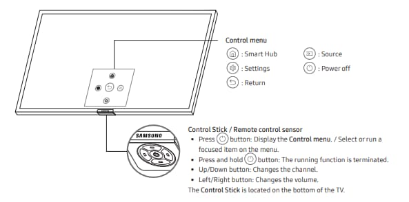 How To Control A Samsung Tv Without A Remote Samsung Support Singapore