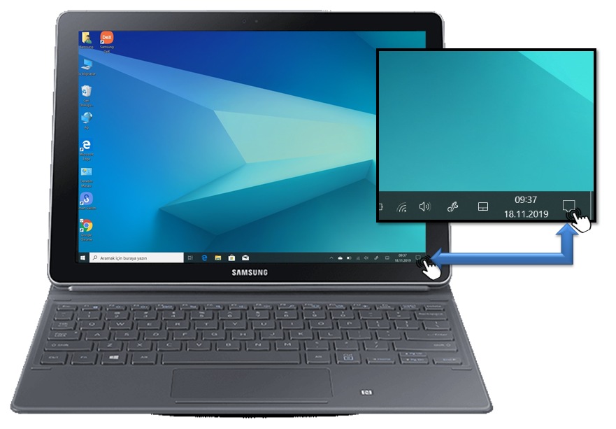 Galaxy Book Cihazimda El Yazisini Metne Nasil Cevirebilirim Samsung Destek Tr