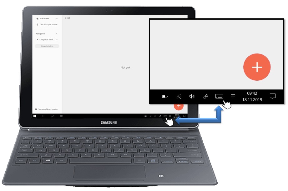 Galaxy Book Cihazimda El Yazisini Metne Nasil Cevirebilirim Samsung Destek Tr