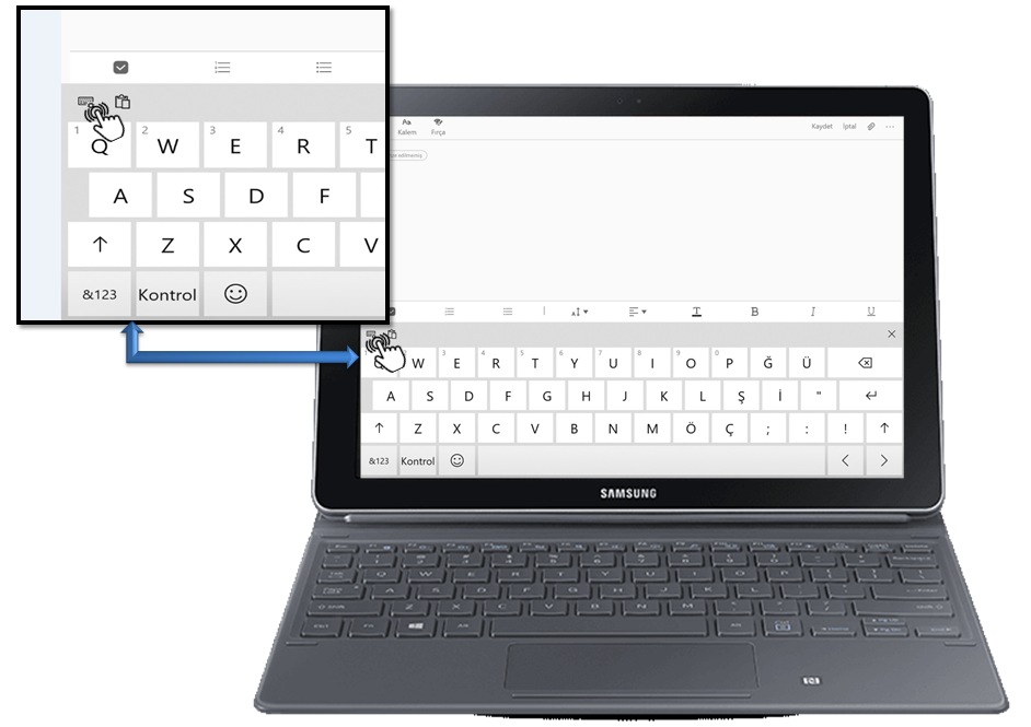 Galaxy Book Cihazimda El Yazisini Metne Nasil Cevirebilirim Samsung Destek Tr