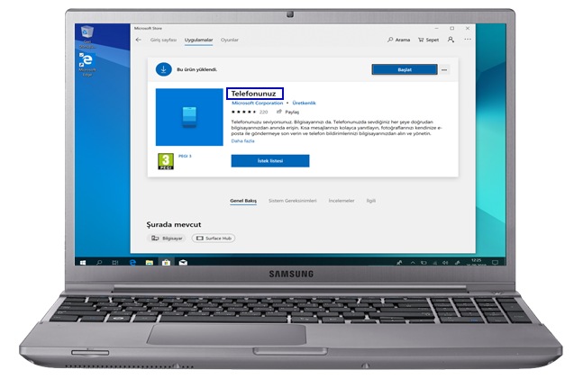 Galaxy Note10 Cihazinda Windows Baglanti Ozelligini Nasil Kullanabilirim Samsung Destek Tr