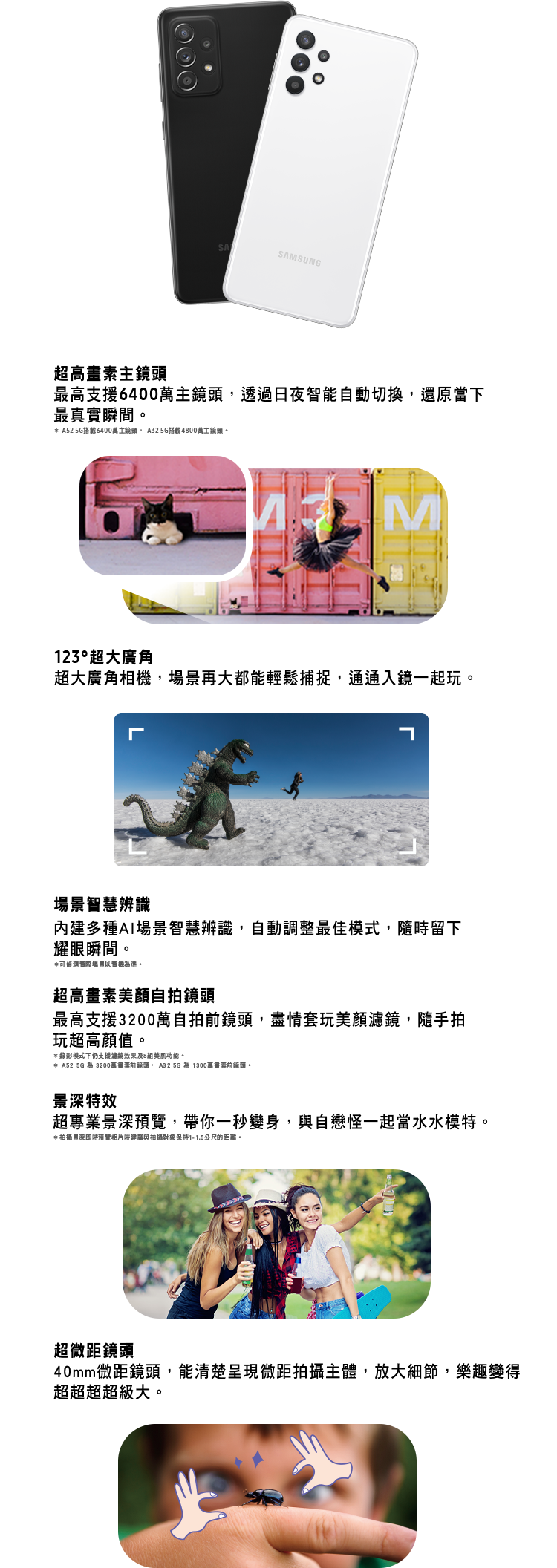 Samsung Galaxy A52 5g 防水豆豆機新上市 台灣三星電子