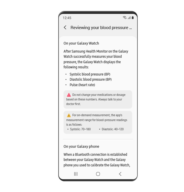 how to check blood pressure on samsung health