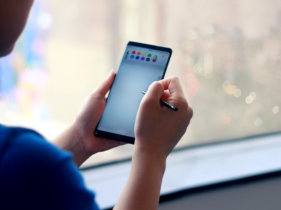 Escrever diretamente no ecrã é uma estratégia de anotação rápida e eficaz.