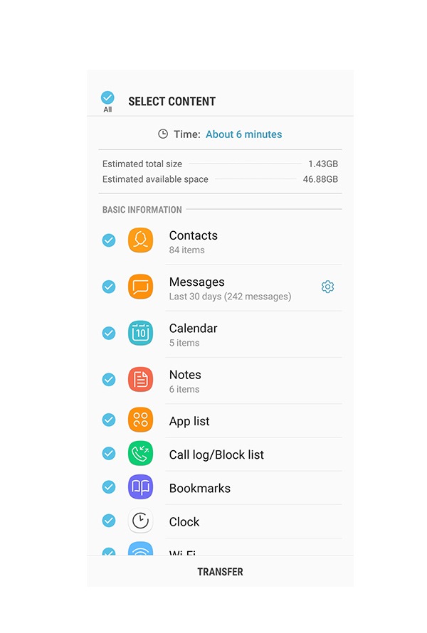 Smart Switch Transfer Data to Your New Galaxy Phone
