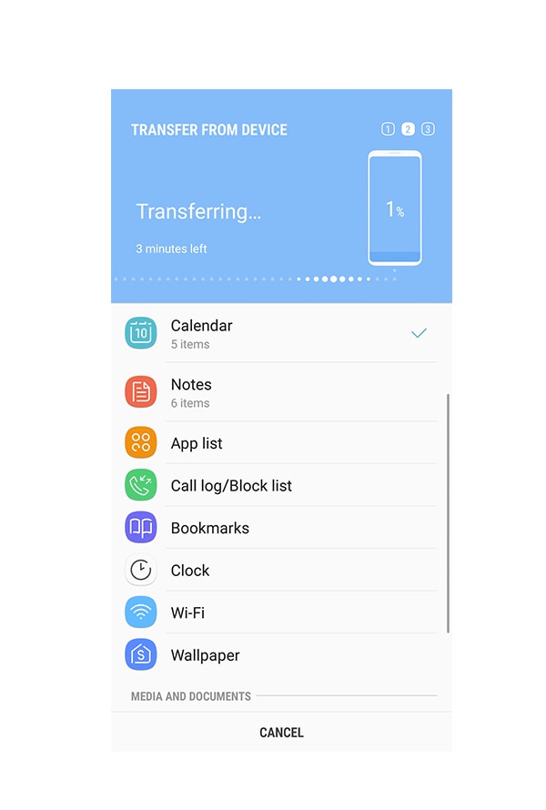 does samsung smart switch transfer apps