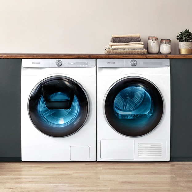 All new Samsung energy efficient washing machines and dryers