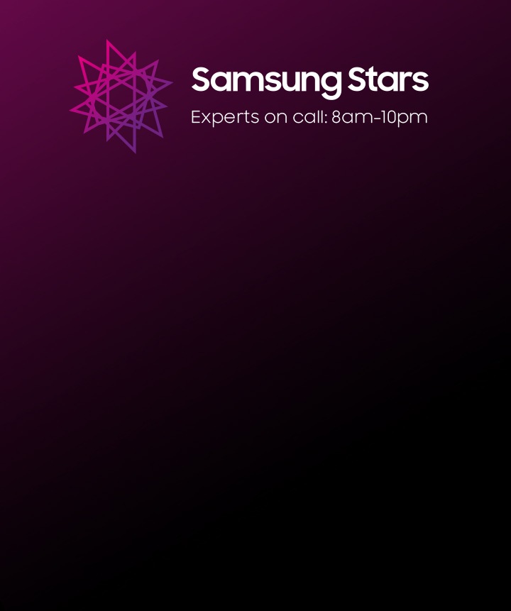 Samsung Stars Live Support to Set Up Your Samsung Device Samsung UK