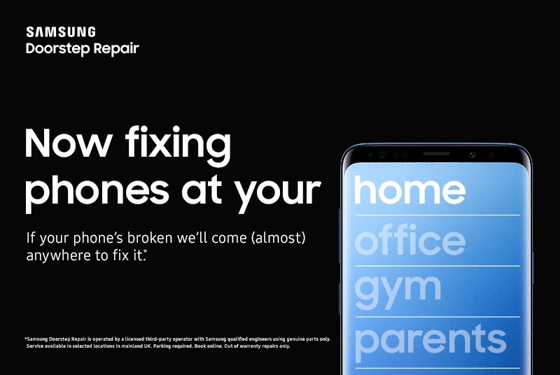 doorstep repairs samsung uk phone number book online
