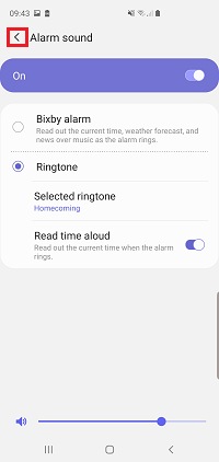 How do I set, edit and turn on or off alarms on my Samsung Galaxy