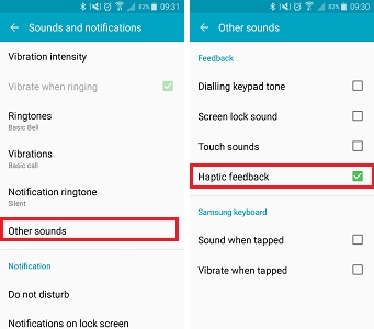 how to vibrate remove while typing I do when tap vibration and on I How off keys and switch