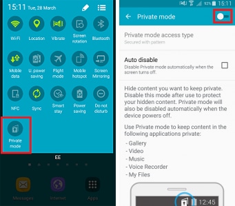 How Do I View Hidden Private Mode Content On My Samsung Galaxy