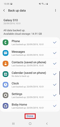 How do I backup and restore data on my Galaxy device? | Samsung Support IE