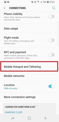 How do I set up Wi-Fi tethering on my Samsung Android device? | Samsung