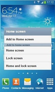 mobile screensaver size