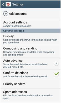 How Do I Edit The Microsoft Exchange Activesync Email Settings On My Samsung Galaxy Note3 Samsung Support Ie