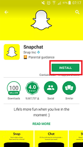 snapchat galaxy samsung install device support