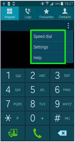 How do I quickly access contact and call settings on my ...