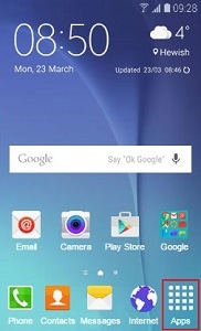 How do I turn international data roaming on or off on my Samsung Galaxy
