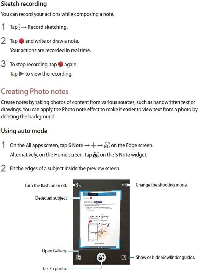 how to use s note on note 5