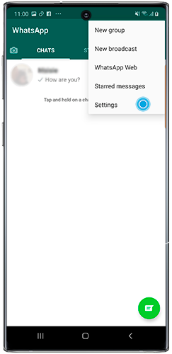 How To Back Up Or Restore Whatsapp Data Samsung Support Uk