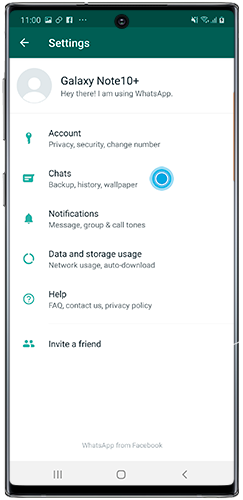 How To Back Up Or Restore Whatsapp Data Samsung Support Uk
