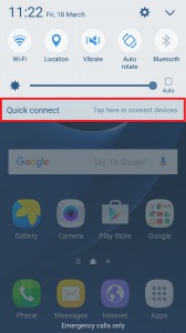 what is samsung quick connect