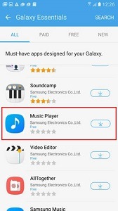 Where Is The Music Player On My Samsung Galaxy S7 And S7